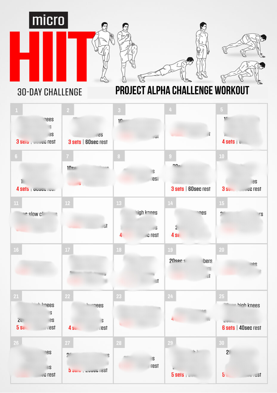 Micro-HIIT 30 Day Challenge